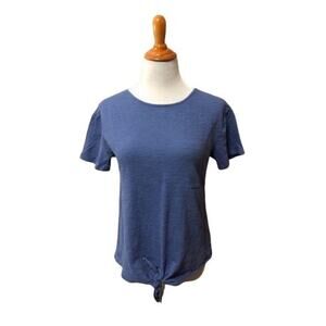 Old navy cornflower blue tee with front tie MEDIUM